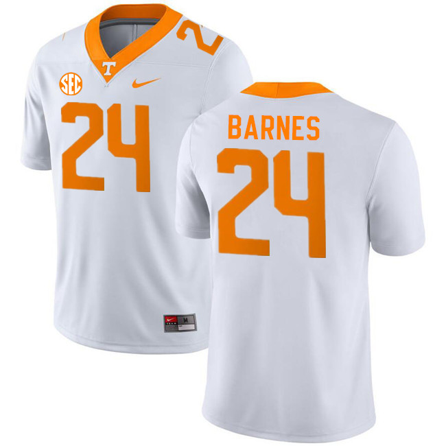 Men #24 Hunter Barnes Tennessee Volunteers College Football Jerseys Stitched-White